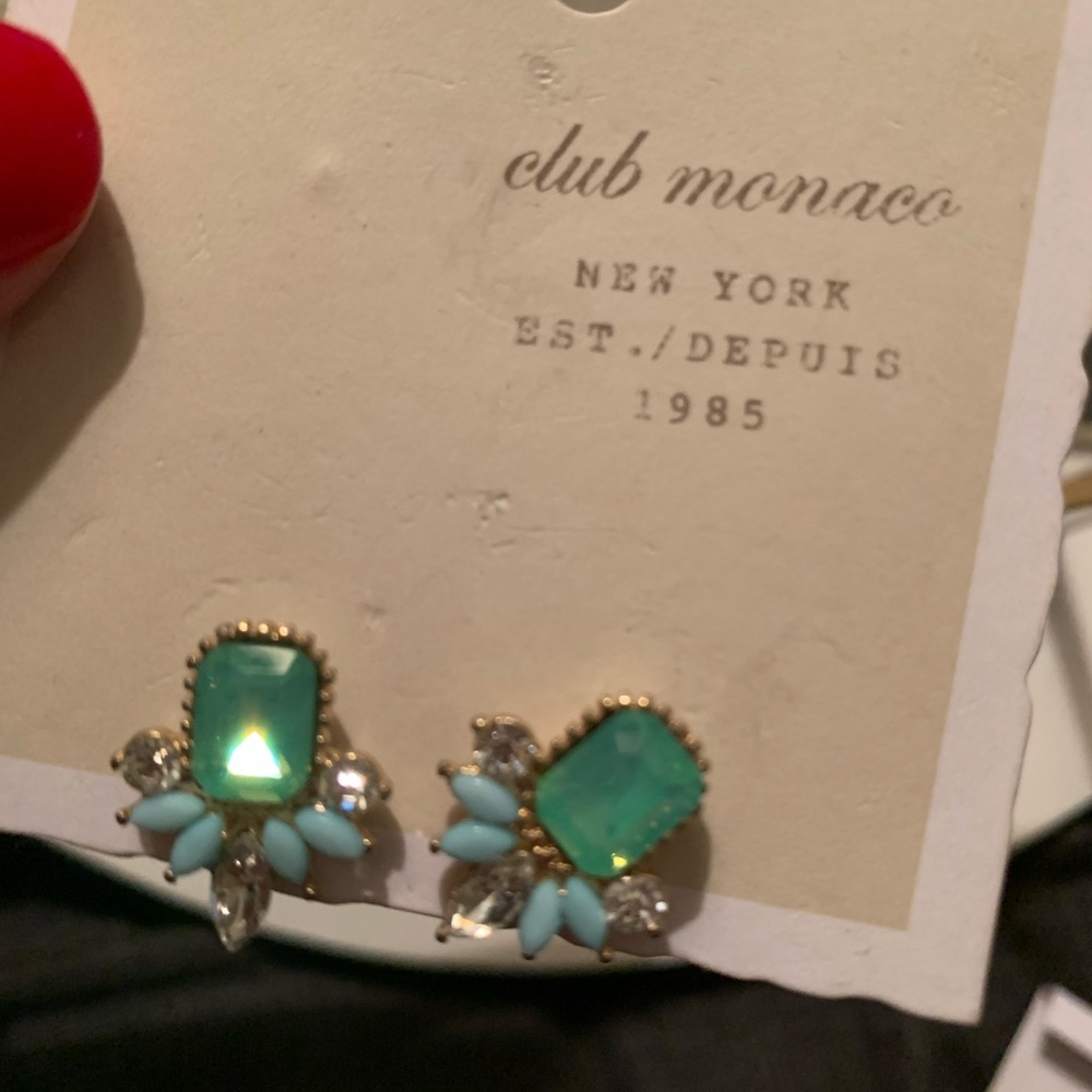 Club Monaco Jeweled Stud Earrings